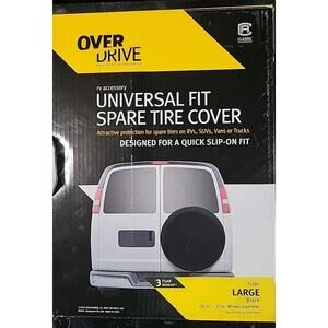 CLASSIC ACCESSORIES 75387 UNIVERSAL BLACK LARGE SPARE TIRE COVER 29"-31"